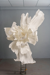 Decorazioni per Matrimoni, Fiori Giganti in Plastica, Grandi Fiori Decorativi per Sfondo, Fiori di Carta Piegati a Mano, Bellissimi Fiori <span class=keywords><strong>Chen</strong></span> per Finestre - Product Image 2