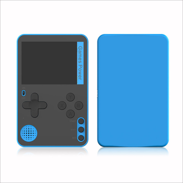 New Model K10 Mini Handheld Game Console with 500 in 1 Built-in Retro Games Portable Card Style Game Player for Kids and Adults