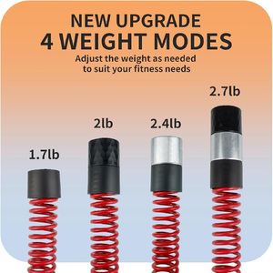 Upgraded Ropeless Battle Ropes for Home Gym Four Adjustable Weight Levels Weighted Workout Ropes for <b>Strength</b> <b>Training</b> Equipment - Product Image 2
