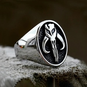 yunnique Stainless Steel Skull <b>Ring</b> Men's Skeleton Design Fashion Jewelry Gift Size 7 8 9 10 11 12 13 - Product Image 2