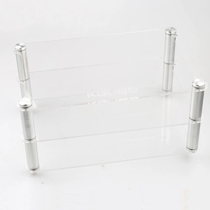 Estante de exhibición de acrílico Hifi, equipo exquisito desmontable de 3 niveles, amplificador, decodificador, marco transparente - Product Image 4