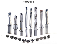 Outils de perçage pour métaux à refroidissement interne en forme de U à grande vitesse indexables personnalisables 3D 5D 6D 7D 8D 10D de 28 mm à 70 mm