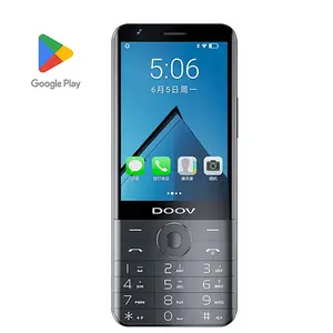 Tela de toque com teclado 4+64GB para celular Android 12 Doov R17 Pro Elder 2.8" com suporte GPS Google Play