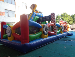 Campeonato de fútbol inflable de nuevo diseño, carrera de obstáculos inflable, boncy inflable con castillo de salto deslizante - Product Image 6