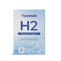 Ausreson Comprimés d'eau à l'hydrogène moléculaire H2 personnalisés OEM, à dissolution rapide, supplément cérébral, 12ppm