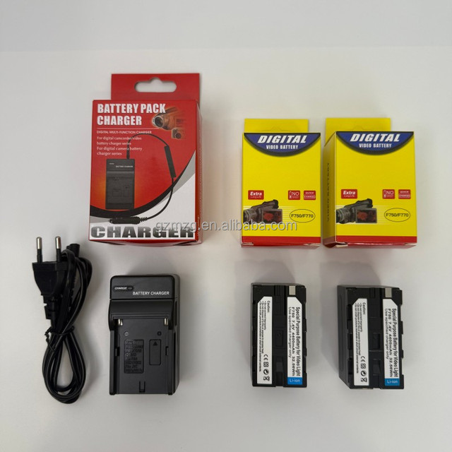 MZG Event Shooting Replacement Power Supply 4400mAh Rechargeable Lithium Battery Set Large Size Universal for Photographic