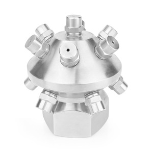 Boyaun F6353 Boquilla de Limpieza de 13 Cabezas de Acero Inoxidable, Cabezal de Pulverización de Alta Presión para Limpieza de Tanques, Tuberías y Cubos - Product Image 1