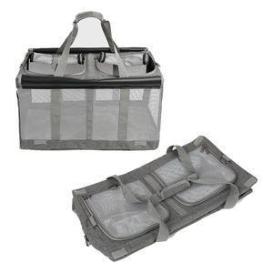 उच्च गुणवत्ता वाले फोल्डेबल बड़ी क्षमता पालतू स्टलर टिकाऊ कुत्ते बिल्लियों पहियों के साथ रोलर पालतू कैरियर - Product Image 6