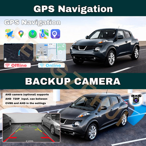 Autoradio GPS 9 Pollici 2+32G per <span class=keywords><strong>Nissan</strong></span> <span class=keywords><strong>Juke</strong></span> 2011-2017 Versione Base con Carplay Wireless, Android <span class=keywords><strong>Auto</strong></span> e Telecamera di Retromarcia AHD - Product Image 4