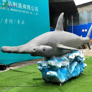 Robotic Marine Dier Animatronic Hammerhead Shark Aanpassen <span class=keywords><strong>Aquarium</strong></span> Shark Standbeeld Voor Ocean Park - Product Image 1