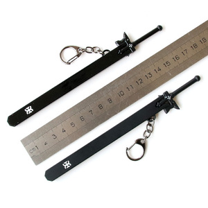 Porte-clés Anime en boîte colorée <span class=keywords><strong>Kirigaya</strong></span> <span class=keywords><strong>Kazuto</strong></span> Asuna Pendentif en métal Sword Art Online Arme Épée Porte-clés - Product Image 3