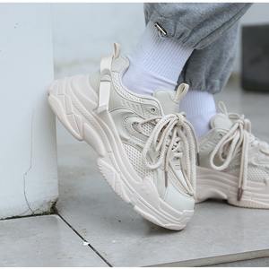 Zapatillas Deportivas Retro Personalizadas para Mujer, Parte Superior de Malla Transpirable, Zapatillas Casuales para Correr y Caminar, Suela Gruesa con Aumento de Altura, Antiolor - Product Image 6