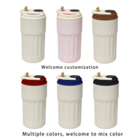Tasse à café moderne en acier inoxydable 316, bouteille isotherme pour l'extérieur, jolie tasse de voiture pour hommes et femmes, cadeau idéal