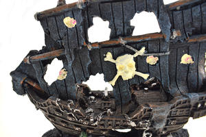 Decoración de acuario grande, adornos de pecera, decoración de naufragio para tanques de <span class=keywords><strong>agua</strong></span> <span class=keywords><strong>dulce</strong></span> y salada - Product Image 4