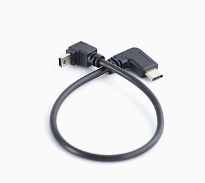 टाइप-सी से मिनी यूएसबी 2.0 90 डिग्री डेटा चार्जिंग ओलेग केबल संपर्क लाइन - Product Image 6