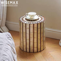 WISEMAX FURNITURE Nouvelle table basse en MDF pour salon, chambre, hôtel, bureau, café, villa