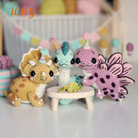 Poupées amigurumi faites à la main, dragon en peluche, dinosaure en peluche, jouet doux et câlin, animaux au crochet