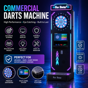 Macchina per Freccette Commerciale, Schermo HD da 32 Pollici, Modalità Multi-Gioco, Funzionamento a Monete, per <span class=keywords><strong>Bar</strong></span> e Sale Giochi - Product Image 4