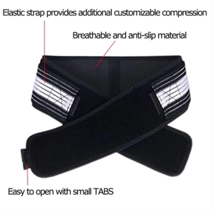 Sabuk pendukung sakroiliac, kualitas tinggi dapat disesuaikan sabuk pendukung pinggang belakang bawah bernapas untuk wanita dan pria - Product Image 2