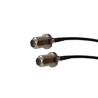 Connecteur de qualité supérieure F-C-KY1.5 RG174 CRC9 Femelle vers CRC9 Mâle coudé pour câble de communication RG174
