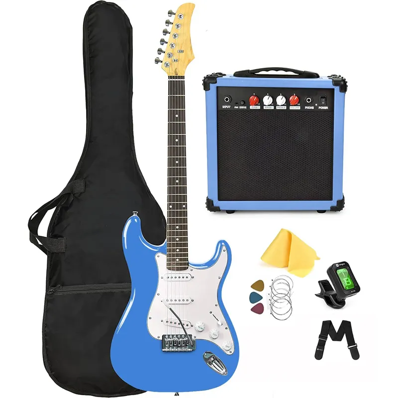 ELECTRIC GUITAR KIT FULL SIZE 39 INCH COMPLETE KIT