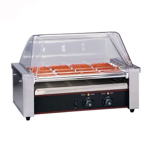 7 Rollers Hot Dog Grill Sausage Grill Machine RG-07S