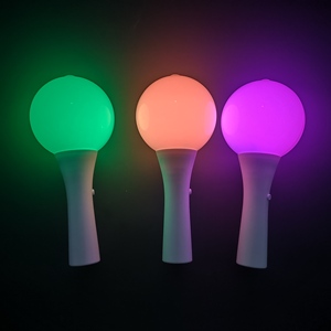 Plastic Round LED Light Emitting <b>Sticks</b> Flash <b>Sticks</b> for Crazy Fans Cheering Party - Product Image 4