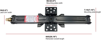 Cric à ciseaux stabilisateur 24 "5 000lb pour camping-cars pop-up et remorques de voyage Évaluation Catégorie de produit Crics pour voiture