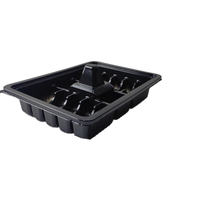 Vente en gros de boîtes de rangement jetables en plastique PET de qualité alimentaire pour le pain, la pâtisserie, le dessert, les gâteaux et les emballages d'épicerie