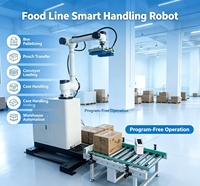 Robot Colaborativo Industrial para Paletización, Solución Automatizada para la Manipulación en la Producción de Alimentos