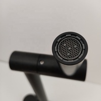 Mini mélangeur de camping-car tendance 304 SS pivotant à 360° °   Évier pliable noir avec robinet double trou chaud et froid, poignée unique ZY-K220B