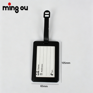 <span class=keywords><strong>Étiquettes</strong></span> de <span class=keywords><strong>bagages</strong></span> vierges en PVC/PET avec sangle réglable, prêtes <span class=keywords><strong>à</strong></span> être expédiées, impression UV personnalisée pour compagnies aériennes, cadeau pour passagers - Product Image 6