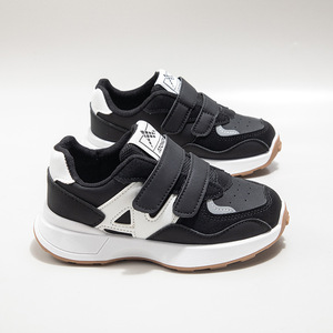 Nouvelles baskets décontractées unies de style coré<span class=keywords><strong>en</strong></span> pour hommes et filles, respirantes et légères, avec fermeture auto-agrippante/Velcro – Collection Printemps/Automne 2025 – Direct Usine - Product Image 2
