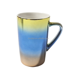 แก้วกาแฟเซรามิกขนาดใหญ่ <span class=keywords><strong>11</strong></span> ออนซ์ พิมพ์โลโก้ตามสั่ง สีรุ้ง - Product Image 4