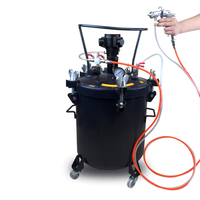 10L réservoir sous pression pneumatique 304 acier inoxydable malaxeur distribution colle adhésif époxy peinture Pot sans agitateur