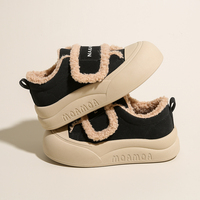 Nouvelles baskets en velours à scratch pour l'automne/hiver/printemps, chaudes, confortables, antidérapantes, légères, chaussures décontractées pour femmes