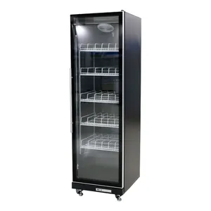 BudWeiserスーパーマーケット直立1/2/3/4ガラスドアスリムディスプレイ冷蔵庫商用ビールクーラースタンドフリーザー冷蔵庫