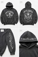 Sweat-shirt à col roulé en molleton français polyester/coton, brodé, respirant, décontracté, pull d'hiver unisexe