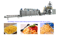 Machine à pâtes et mélangeur automatique mélangeur de pâte continue et équipement d'extrudeuse de macaroni machine de formage de produits céréaliers