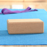 Briques de Yoga haute densité liège naturel accessoires de Fitness de Yoga écologiques pour les femmes bloc de Yoga en liège d'entraînement de Fitness