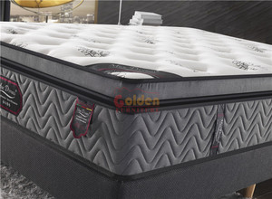 Matelas à ressorts ensachés en mousse éponge, design moderne, compressé et roulé en boîte, pour chambre à coucher, meubles de maison, utilisation en villa - Product Image 4