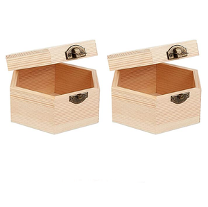 Custom Small Wooden Boxes with Attractive Designs for Jewelry & Wood Crafts Wall Sign Packaging