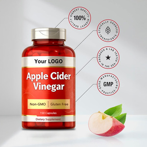 <strong>Apple</strong> <strong>Cider</strong> <strong>Vinegar</strong> 150 <strong>Capsules</strong> Natural Herbal Dietary Supplement Non-GMO - Product Image 2