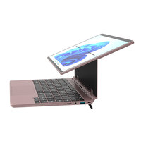 Nouvel Ordinateur Portable 4-en-1 en Métal 2025 de 14 Pouces avec Écran Tactile, Processeur Intel Lake N95 de 12e Génération, 16 Go de RAM DDR4, 512 Go de Stockage, 1,7 GHz, Windows 11 pour le Bureau