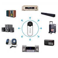 Kabelloser Audio-Empfänger Bluetooth 5.0 Adapter Lautsprecher Stabiler Stereo-Musik-USB-Dongle Bluetooth-Musikempfänger für Auto-Kit TV