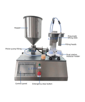 Machine de remplissage de billes à double tête LT-KLQ2, doseuse à piston pour billes cosmétiques, perles de gel sphériques pour soins de la peau