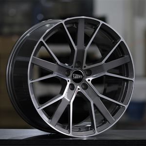 Cerchi Forgiati Neri REP 653F da 18/19/20/21/22 Pollici, Multirazze Sfalsate a <span class=keywords><strong>5</strong></span> Fori, Pronti per la Spedizione per Audi - Product Image 2