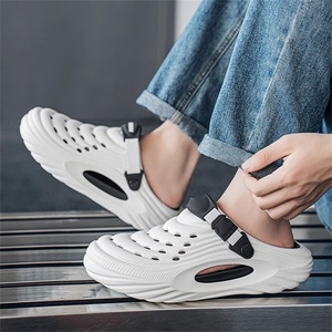 Sandales HEVA pour hommes Sabots et mules d'été Chaussures de sabots de jardin unisexes avec logo personnalisé Sabots de massage plat <span class=keywords><strong>en</strong></span> mousse EVA pour hommes - Product Image 5