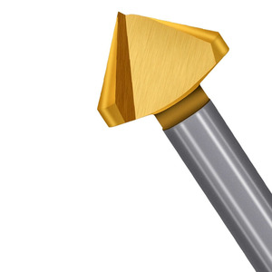 TiN Coating HSSE Chamfering <strong>Countersink</strong> <strong>Drill</strong> Bits with 90 Degrees for Drilling - Product Image 3