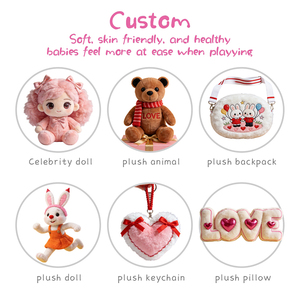 Fornitore di Peluche ODM con Basso MOQ, Crea il Tuo <span class=keywords><strong>Personaggio</strong></span> di Cartone Animato di Alta Qualità con Forma, Colore e Tessuto Personalizzati - Product Image 6